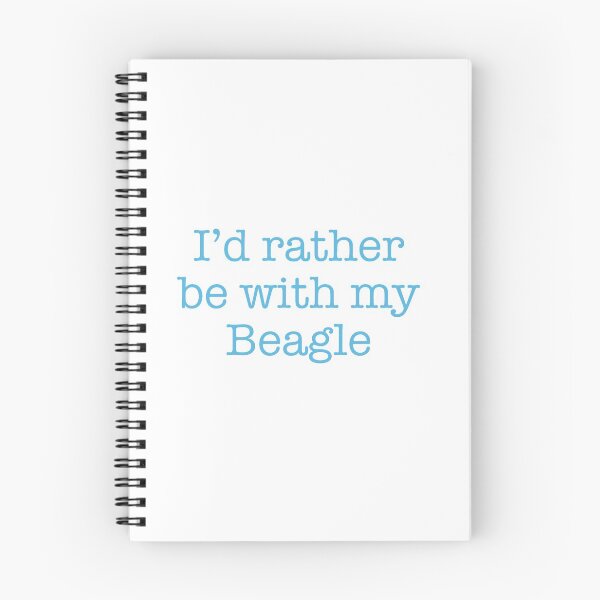 Item preview, I'd rather be with my Beagle - Pet Dog Lover Animal Gift designed and sold by MikeMacro.