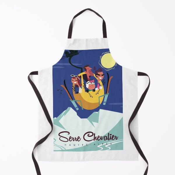 Item preview, Serre Chevalier ski poster designed and sold by GAGodel.