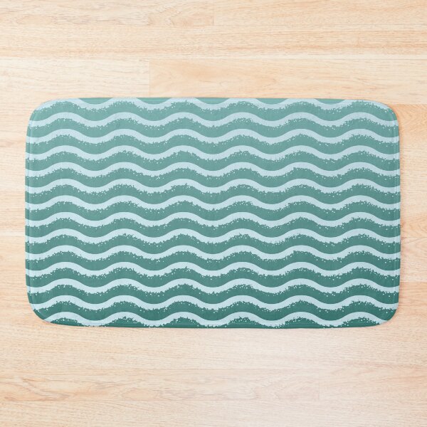 Item preview, Ocean Waves Pattern (Green Sea) designed and sold by PluckySquid.