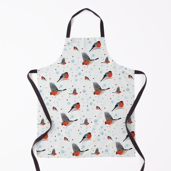 Item preview, Bullfinches, ashberries and snowflakes winter pattern designed and sold by Beresneva.