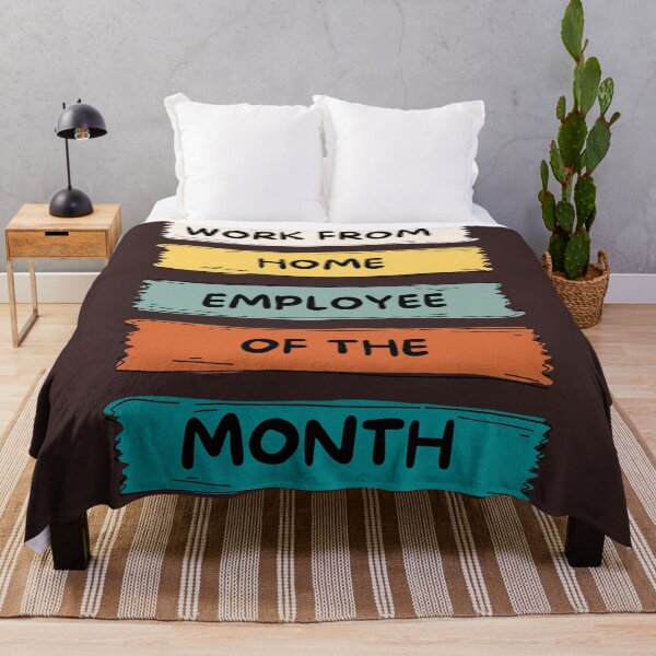 Item preview, Work From Home Employee Of The Month designed and sold by Kipcio.