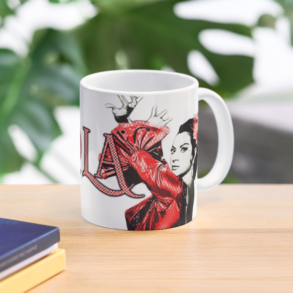 Lola Flores vestido rojo Taza
