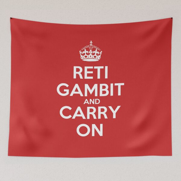 Item preview, Reti Gambit and Carry On - Chess opening T-Shirt designed and sold by edygun.