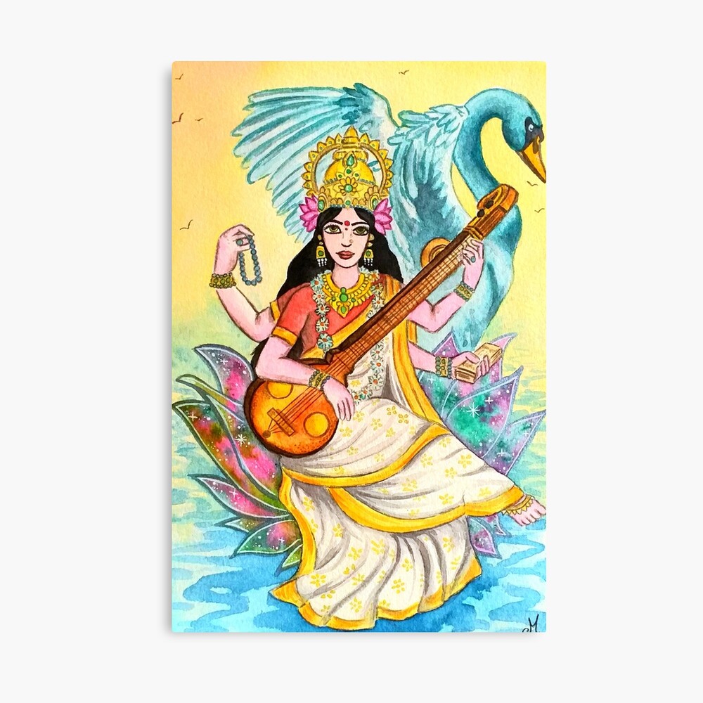 Saraswati - sketch by CoconutPocky on DeviantArt | Book art drawings, Book  art, Art drawings sketches creative