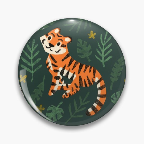 Item preview, Playful Tigers At Night Pattern designed and sold by DeKoro.