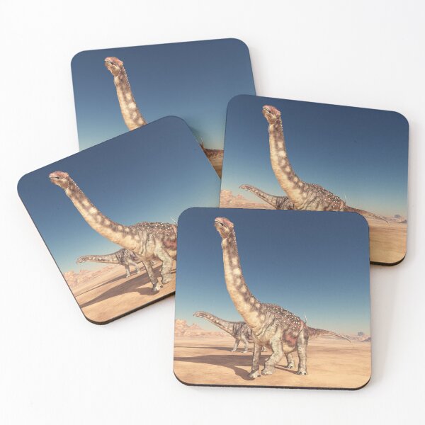 Item preview, Diamantinasaurus dinosaur in a desert landscape designed and sold by MIRO3D.