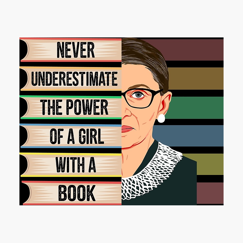 Never Underestimate The Power Of A Girl With A Book - Personalized