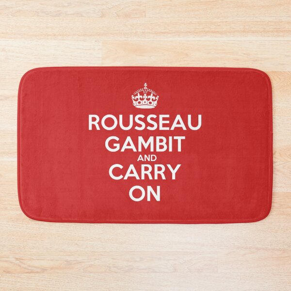 Item preview, Rousseau Gambit and Carry On - Chess opening T-Shirt designed and sold by edygun.