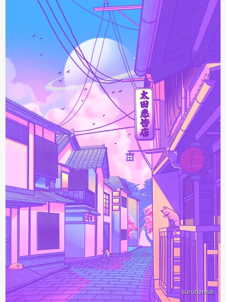 &Quot;Kyoto City Pop&Quot; Poster For Sale By Surudenise | Redbubble