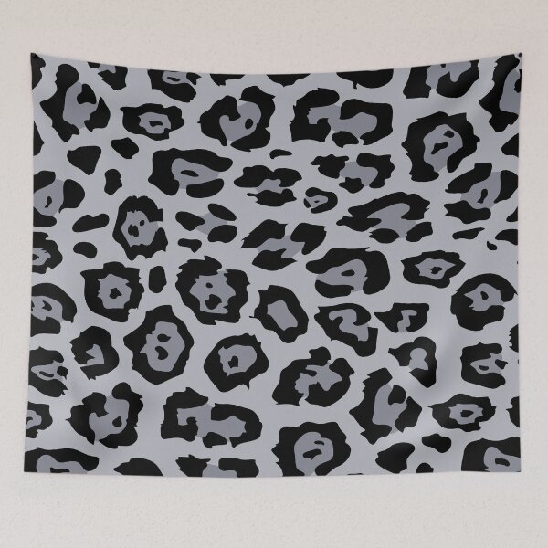 Item preview, black and white cheetah leopard animal print pattern  designed and sold by anzus13carlett.