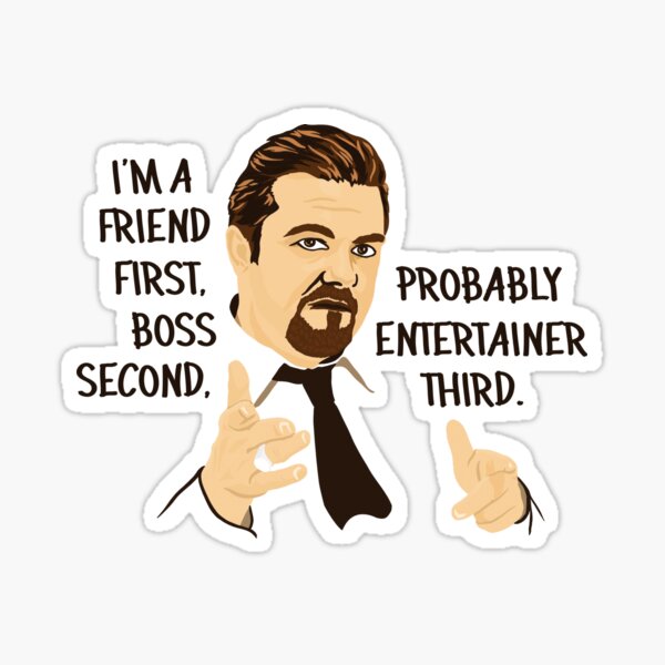 Item preview, David Brent - The Office Art Quote designed and sold by All Home Prints.