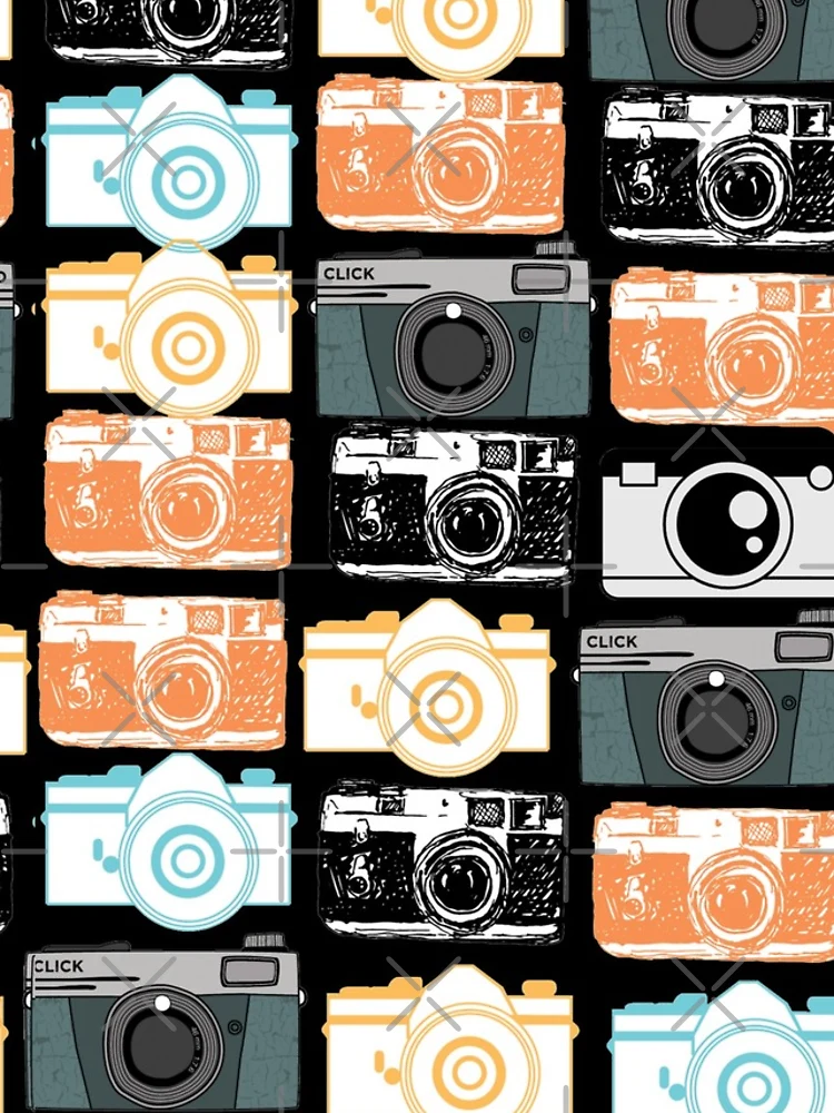 Thumbnail 4 of 4, Samsung Galaxy Phone Case, Different Camera Model Colorful Cube Pattern Design designed and sold by Rajpramanik.