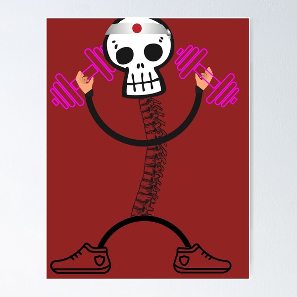 Item preview, Cute skull and cool and funny skeleton designed and sold by esm75.