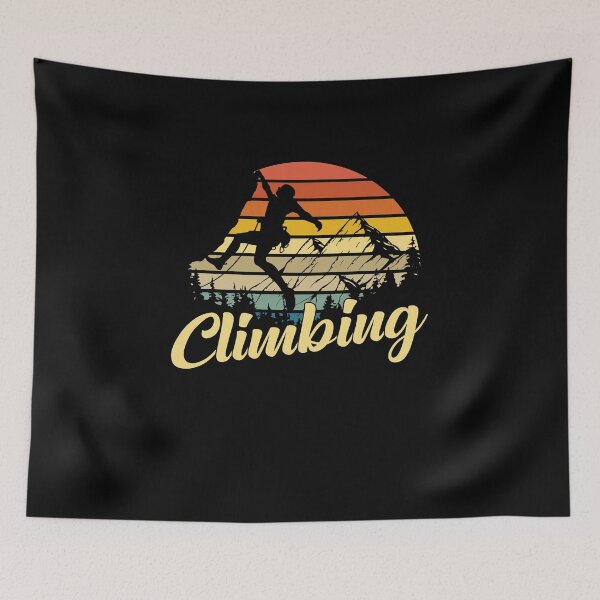 Item preview, Climbing climber rock climbing gift designed and sold by Evelyn Bitter.