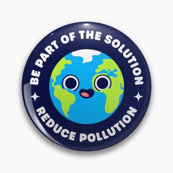 Item preview, Be Part of the Solution: Reduce Pollution - Cute Planet Earth designed and sold by Gudland.