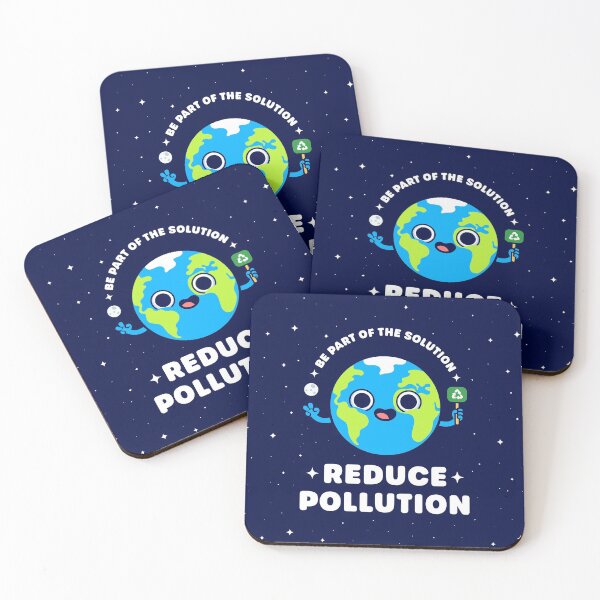 Item preview, Be Part of the Solution: Reduce Pollution - Cute Planet Earth designed and sold by Gudland.