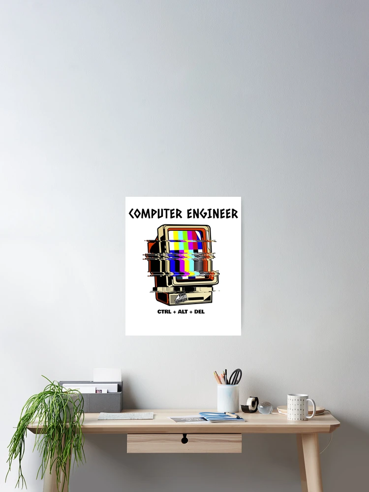 Thumbnail 2 of 3, Poster, Computer Engineer designed and sold by socialengineer.