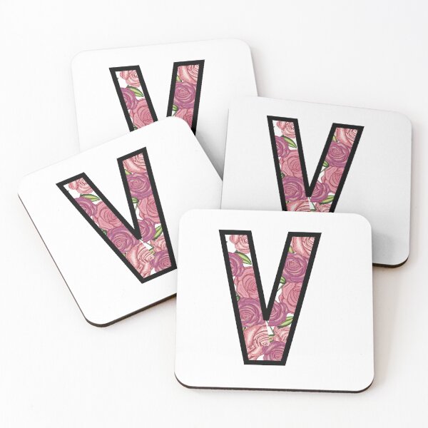 Item preview, Pretty Vintage Rose Letters - The letter V designed and sold by Pandoras-Boxx.