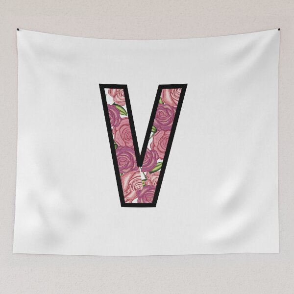 Item preview, Pretty Vintage Rose Letters - The letter V designed and sold by Pandoras-Boxx.