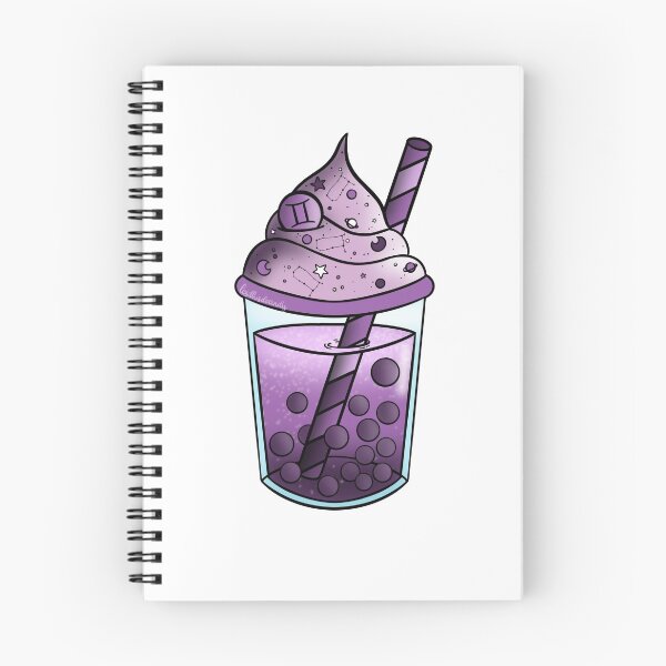 Aperçu de l'œuvre Bubble Tea Astro Gémeaux créée et vendue par LesillusdeCindy.