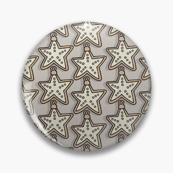 Item preview, star bauble vintage Christmas decor designed and sold by demonique.