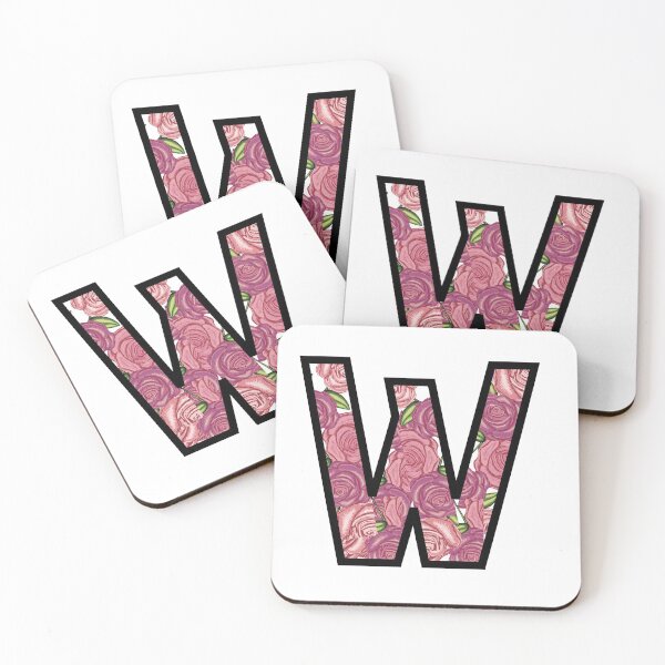 Item preview, Pretty Vintage Rose Letters - The letter W designed and sold by Pandoras-Boxx.