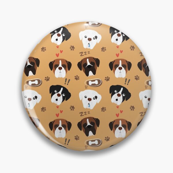 Item preview, Boxer Dog Head Emoji designed and sold by Lulupainting.
