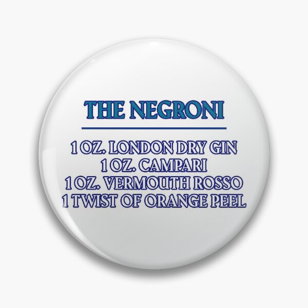 Item preview, Negroni Cocktail Recipe designed and sold by rhodeyart.