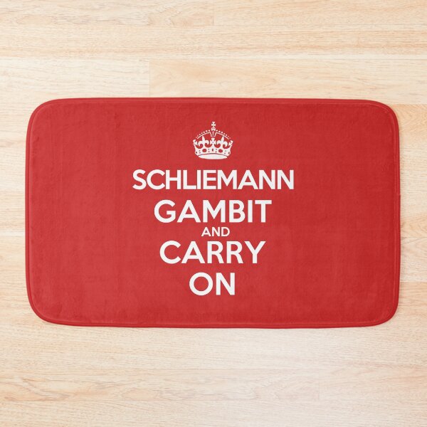 Item preview, Schliemann Gambit and Carry On - Chess opening T-Shirt designed and sold by edygun.