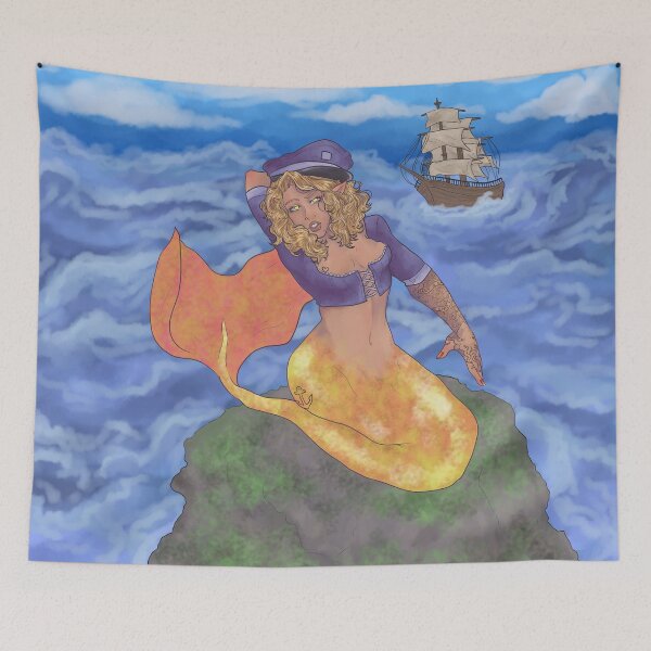 Item preview, Mermaid Captain designed and sold by phoenixResting.