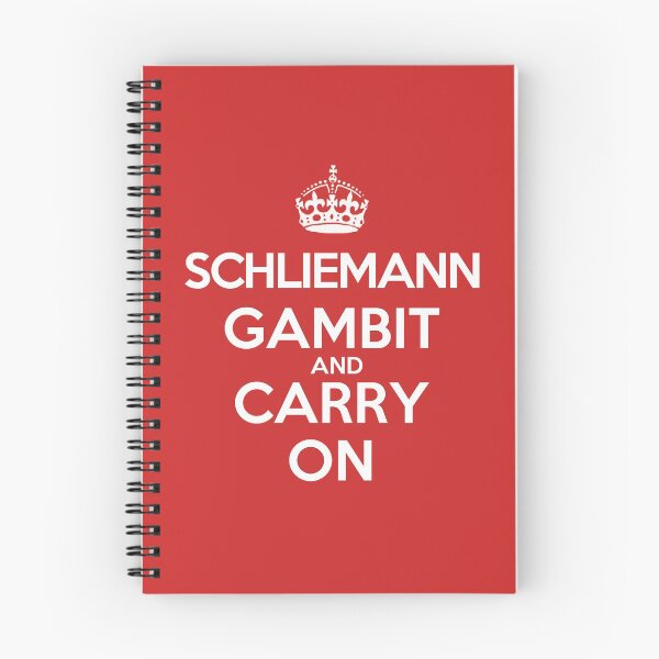 Item preview, Schliemann Gambit and Carry On - Chess opening T-Shirt designed and sold by edygun.