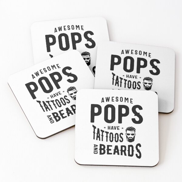Artikelvorschau, Awesome Pops haben Tätowierungen und Bärte Geschenk entworfen und verkauft von cidolopez.