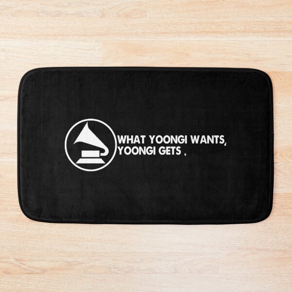 Item preview, WHAT YOONGI WANTS YOONGI GETS WHITE DESIGN GIFT FOR FRIENDS designed and sold by thebaronart.