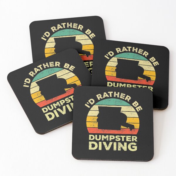 Item preview, I’d Rather Be Dumpster Diving Vintage Gift For Dumpster Divers designed and sold by JokeGysen.