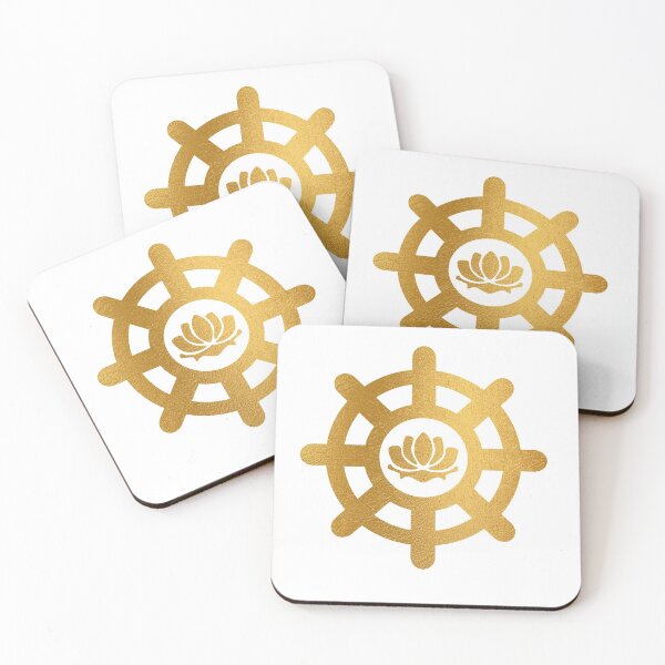 Artikelvorschau, Gold getöntes buddhistisches Symbol entworfen und verkauft von Glenn Slingsby.