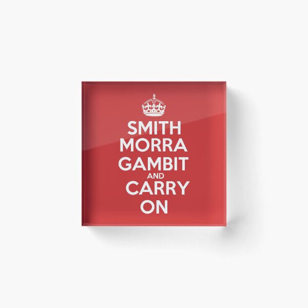 Item preview, Smith Morra Gambit and Carry On - Chess opening T-Shirt designed and sold by edygun.