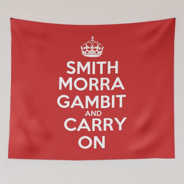 Item preview, Smith Morra Gambit and Carry On - Chess opening T-Shirt designed and sold by edygun.