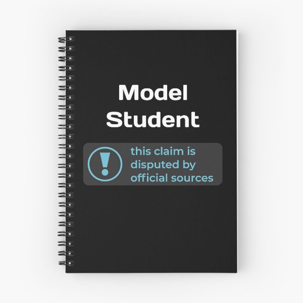 Item preview, This Claim is Disputed (Model Student) - Self Deprecating designed and sold by WeaveTrumpet.