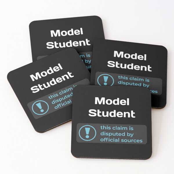 Item preview, This Claim is Disputed (Model Student) - Self Deprecating designed and sold by WeaveTrumpet.