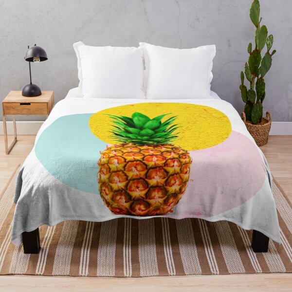 Item preview, Pineapple Geometric Abstract Collage Artwork designed and sold by avit1.