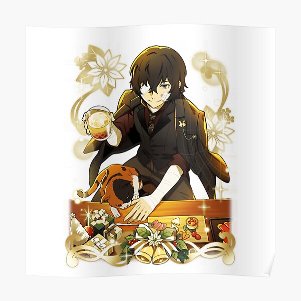 Ango Sakaguchi Christmas Poster By Milkuvvay Redbubble