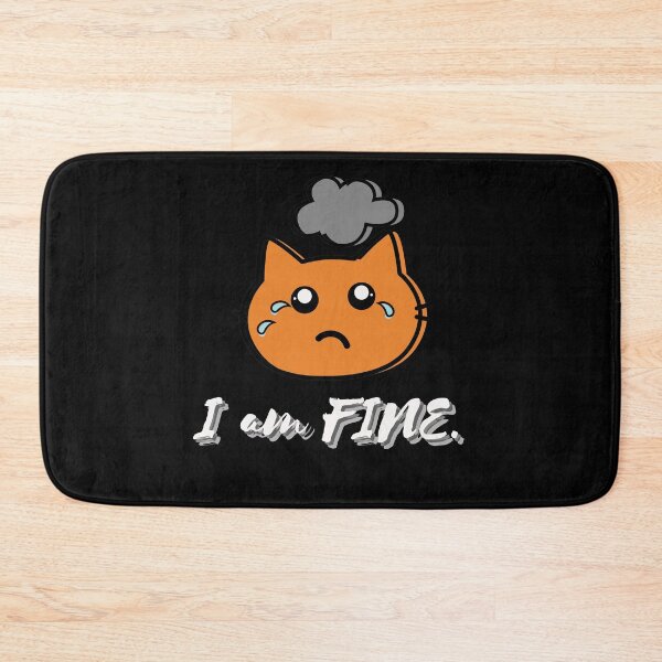Item preview, I am Fine. Slightly Wrong designed and sold by Vibing-Right.