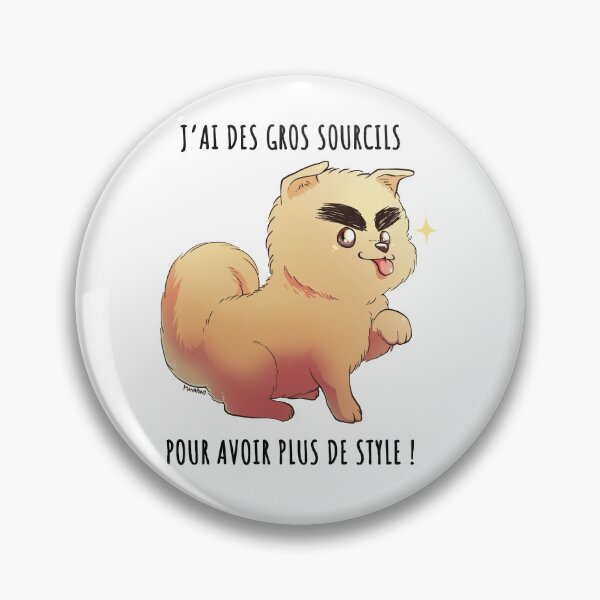 Item preview, Have you ever seen ... A dog with eyebrows? designed and sold by Manapany.