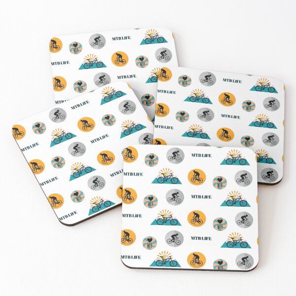 Item preview, Mountain biking sticker pack designed and sold by NomadMessenger.