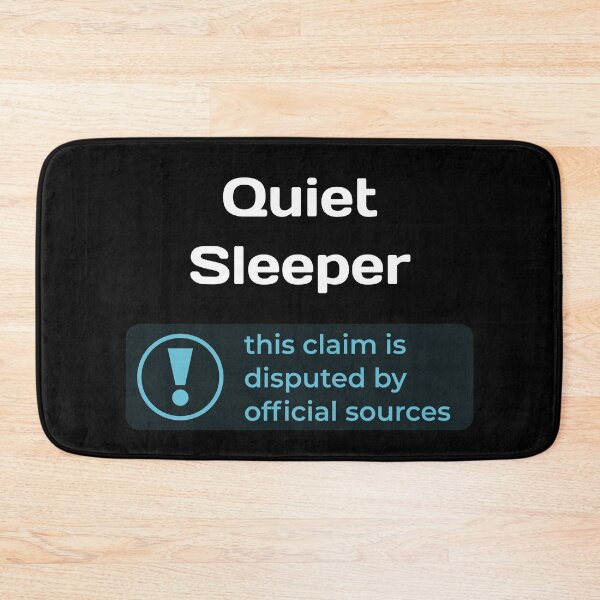 Item preview, This Claim is Disputed (Quiet Sleeper) - Self Deprecating designed and sold by WeaveTrumpet.