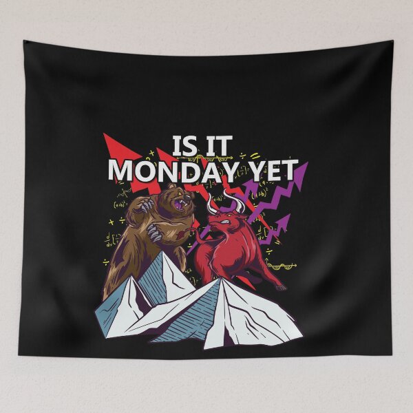 Item preview, Is It Monday Yet Shirt Stock Market Shirt Forex Bull vs Bear designed and sold by MarioShirtWorld.