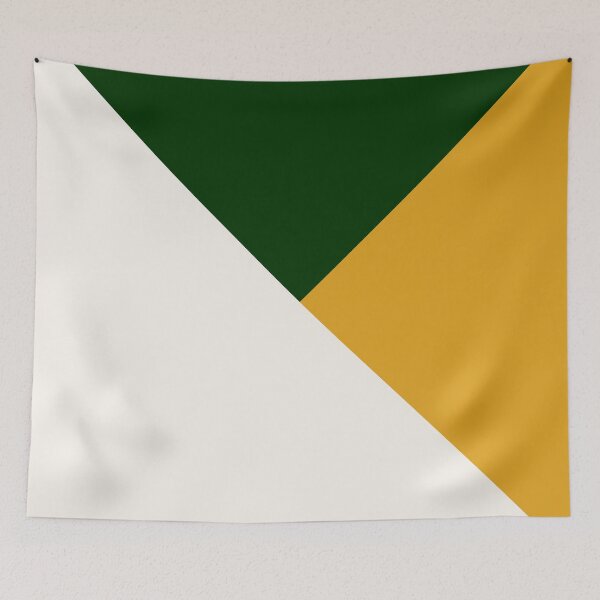 Item preview, Tricolor Geometry Green Yellow designed and sold by La Chic.