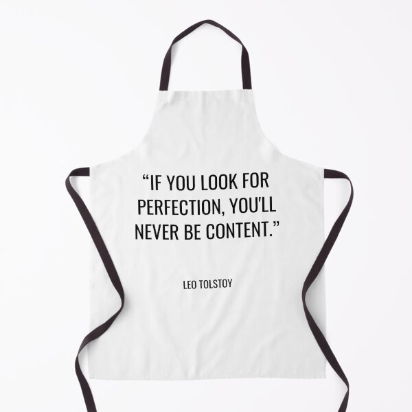 Item preview, Leo Tolstoy - If you look for perfection, you'll never be content. designed and sold by SocraticQuotes.