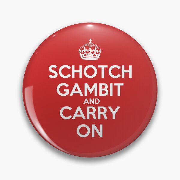 Item preview, Schotch Gambit and Carry On - Chess opening T-Shirt designed and sold by edygun.