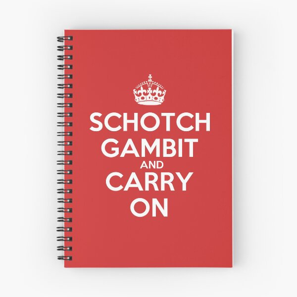 Item preview, Schotch Gambit and Carry On - Chess opening T-Shirt designed and sold by edygun.